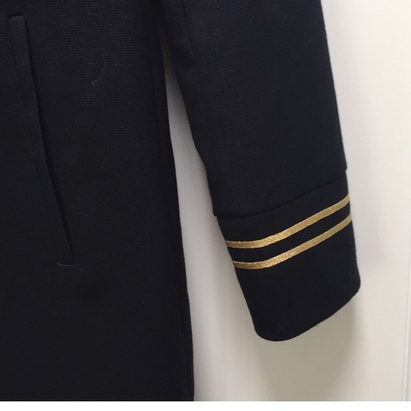 Zara Military Navy Jacket - Picture 6 of 9